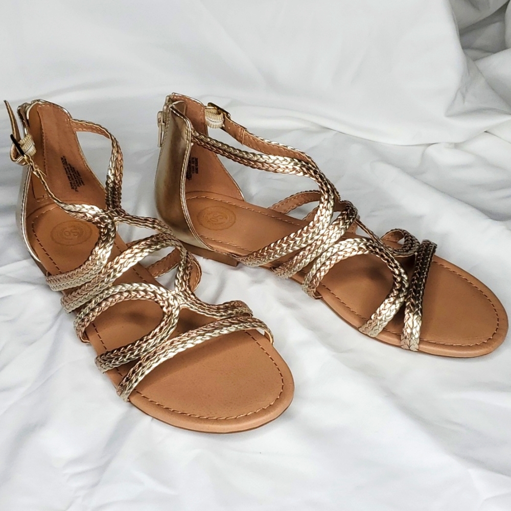 SO Metallic Gladiator Sandal